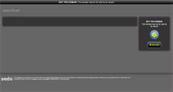 Desktop Screenshot of mary18.net